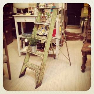 Vintage Steel Ladder / ӥơ