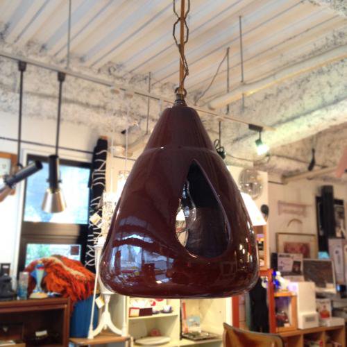 60'S USAVintage Ceramic Shade Hanging & Pendant Lamp  60ǯ USAơ ߥå ϥ󥮥󥰡ڥȥ