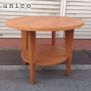 unico (˥) CORSO Round Cafe Table  ˥륽饦ɥեơ֥  ֥ǥ  ȥåץ᡼ͭ