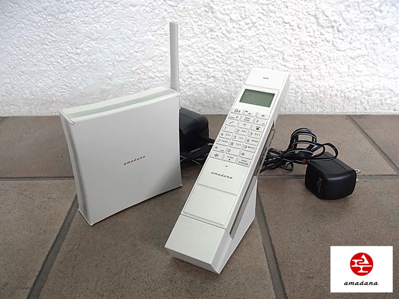 ◇amadana アマダナ PT-308 コードレスフォン ホワイト IP電話