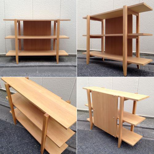 Simple Modern Design Wood Open Shelf  ץǥ åɥץ󥷥 3 