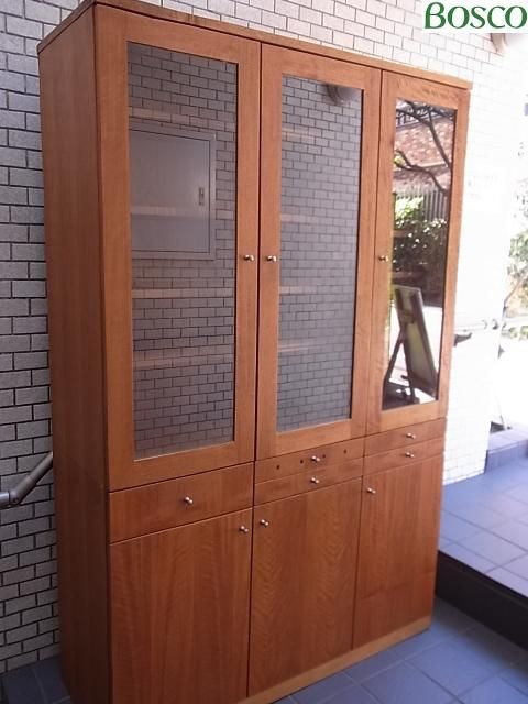 Boscoボスコ 朝日木材 カップボード 食器棚 キャビネット アクタス