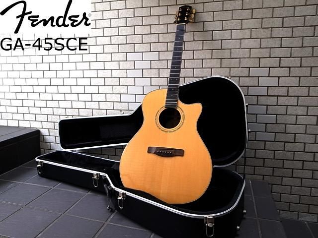 美品 Fender フェンダー GA-45SCE NAT アコースティックギター