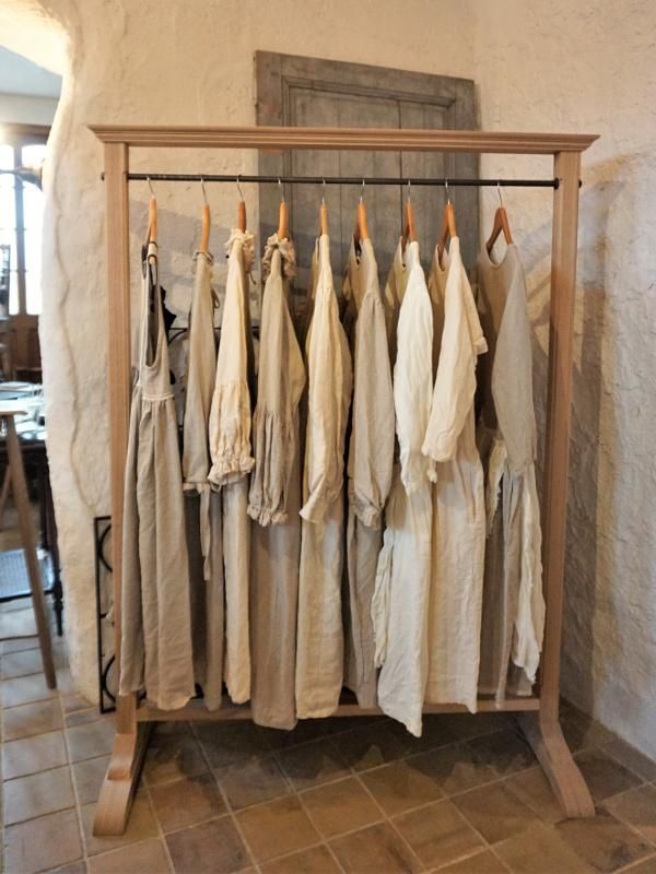 ② フランス ハンドメイド ハンガーラック シャビー ガーデニング