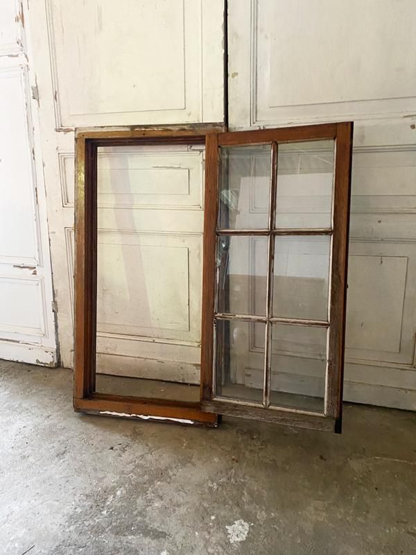 フランス アンティーク French Window 窓 ドア クレモン錠 アンティーク 観音ガラス窓 クレモン錠 フランス - フランス