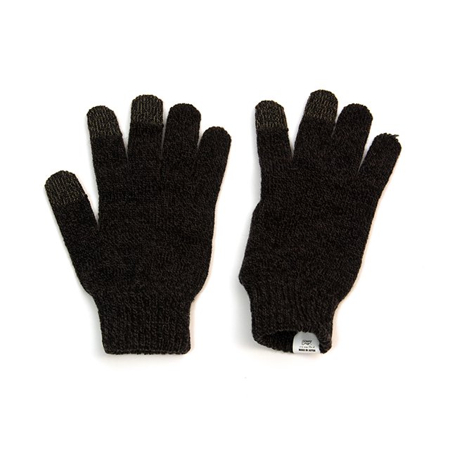 [G-30] TOUCH SCREEN NIT GLOVE / BLACK 