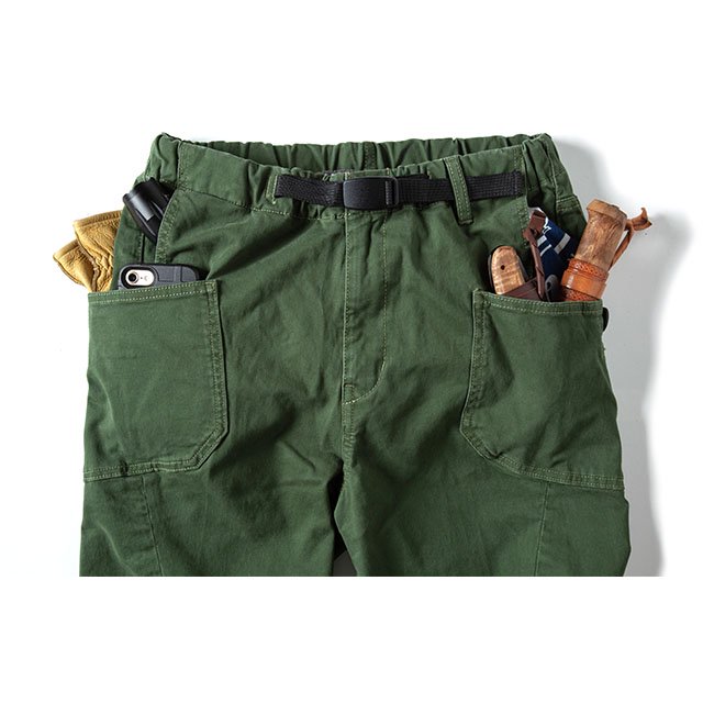 [GSP-55] JOG 3D CAMP PANTS / OLIVE