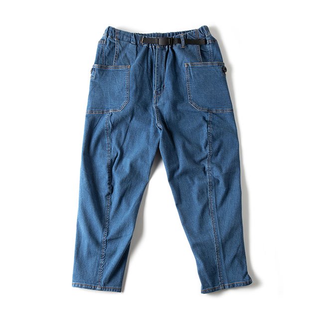 [GSP-59] JOG 3D WIDE CAMP PANTS / LIGHT INDIGO