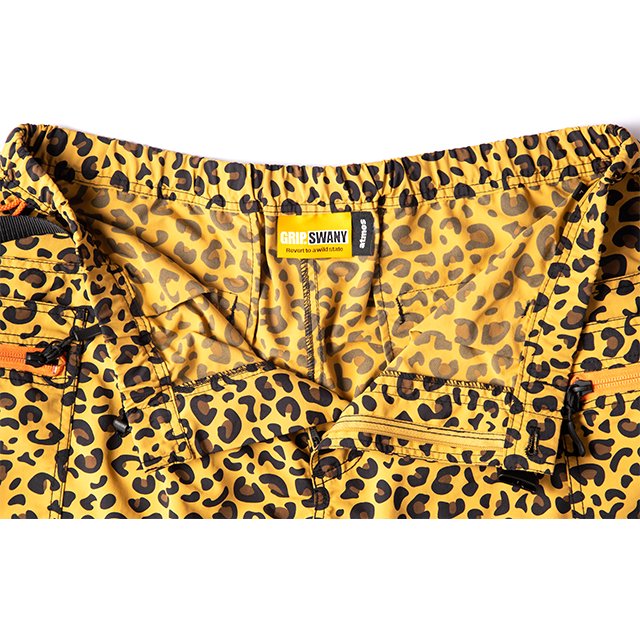 AT20-037] GRIP SWANY x atmos GEAR SHORTS / LEOPARD