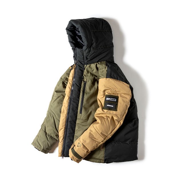 [MAT21-A004] atmos x GRIPSWANY FIREPROOF DOWN JACKET / MULTI