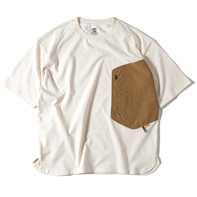 [GSC-46] GEAR POCKET TEE 3.0 / WHITE×COYOTE