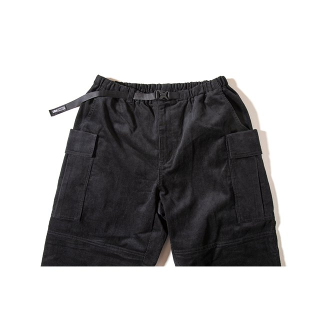 GSP-89] CORDUROY BUSH PANTS / BLACK