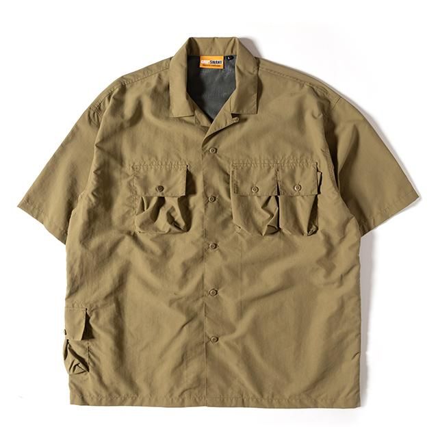 GSS-35] SUPPLEX CAMP SHIRT 4.0 / GS KHAKI
