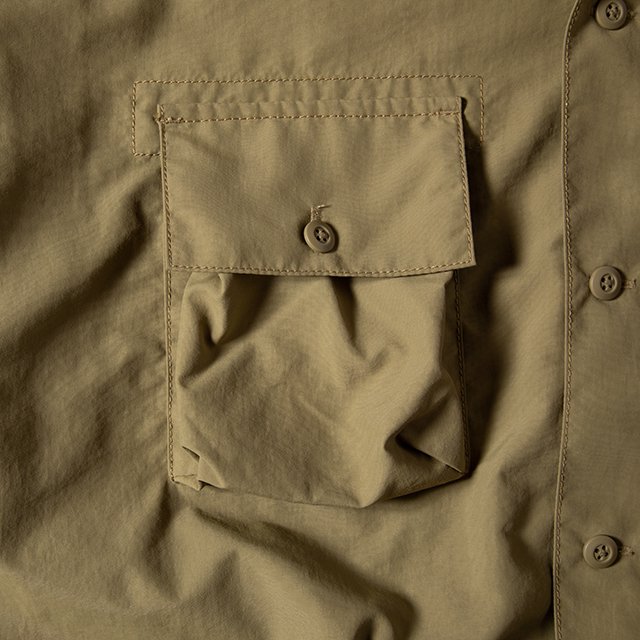 GSS-35] SUPPLEX CAMP SHIRT 4.0 / GS KHAKI