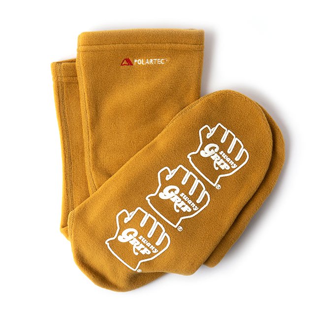 [GSA-98] POLARTEC FLEECE SOCKS / MUSTARD