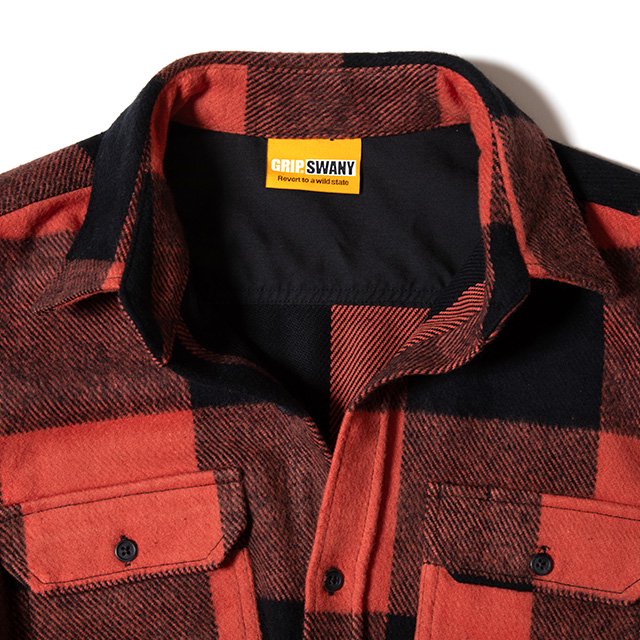 GSC-64] FLANNEL FIELD SHIRT / RED