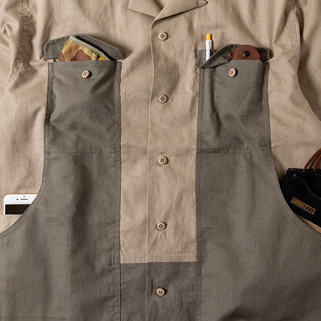 [GSS-38] MULTI SHIRT / BEIGE