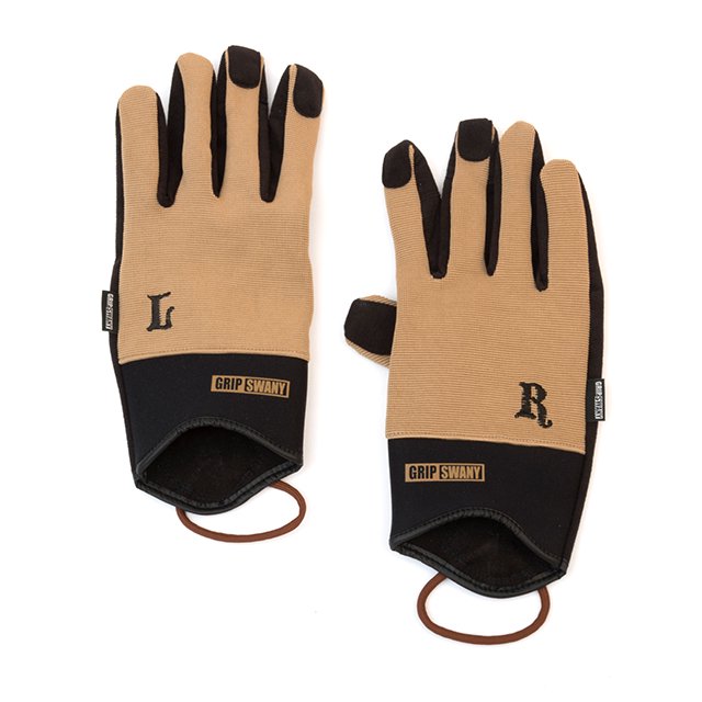 [G-5-05] GS WORK GLOVE BLACK / BROWN