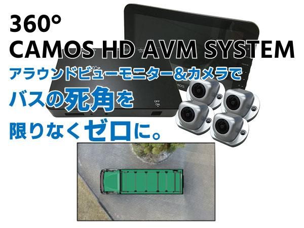 アラウンドビューモニタ カメラセット 360 Camos Hd Avm System Id 日本初 新品バス部品販売 専門サイト Busparts