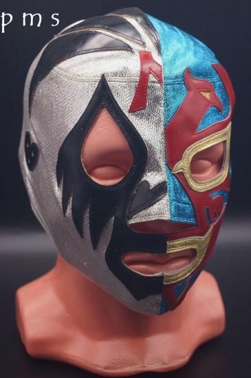 ドスカラス試合用マスク(マスカラスハーフ) - PMS(Prowrestling ドスカラス試合用マスク(マスカラスハーフ) - PMS(Prowrestling