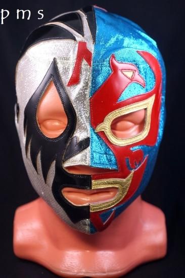 ドスカラス試合用マスク(マスカラスハーフ) - PMS(Prowrestling Masks Society)