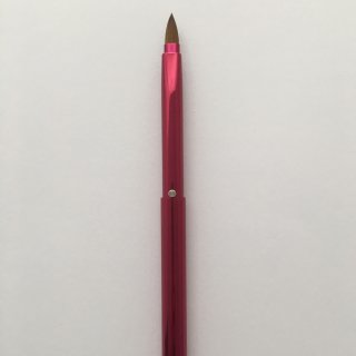 携帯用リップブラシ　ピンク　丸筆