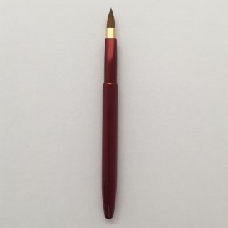 携帯用リップブラシ　赤　丸筆