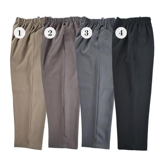 レディースパンツ 片ポケット ウエストゴム M/L/LL/3L/4L/5L
