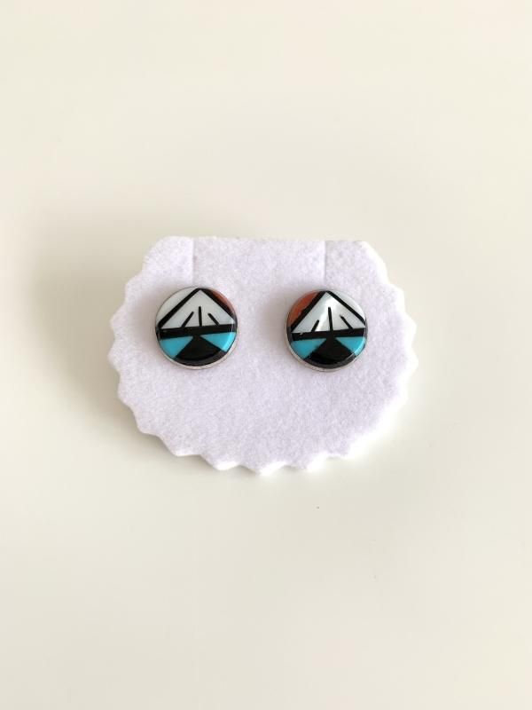 マイクロモザイクインレイ ピアス　【J911】 マイクロモザイクインレイ ピアス 【J911】 ネイティブ