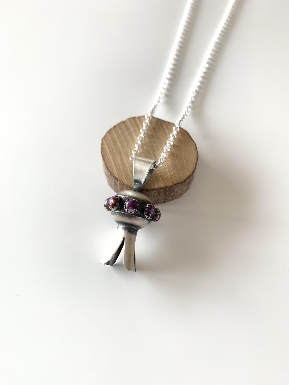 Navajo ナバホ族 スカッシュブロッサム ナジャ ネックレス