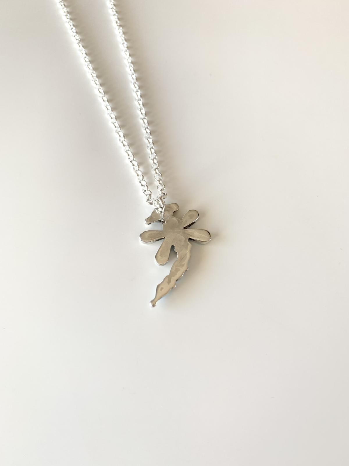 ズニ族 ターコイズインレイトンボペンダントトップ