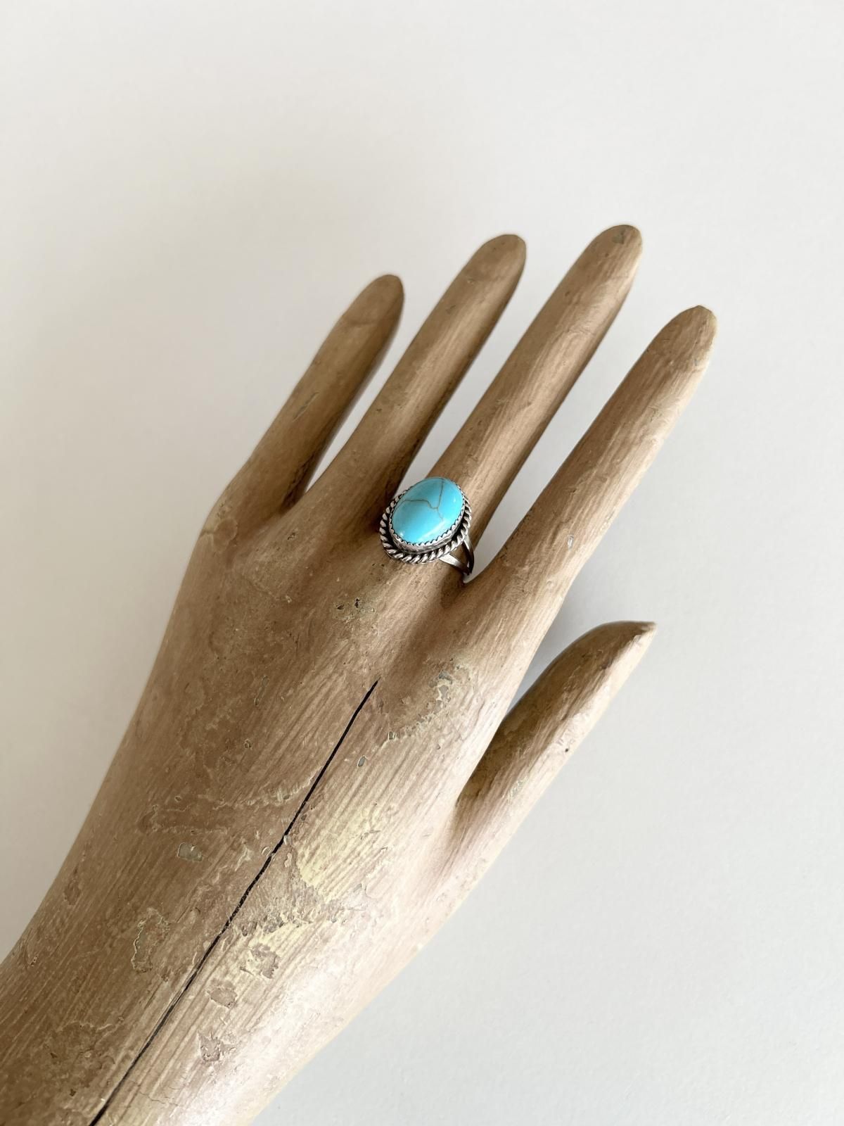 ターコイズリング Navajo. 13.5号 楽天市場】インディアンジュエリー ナバホ族 ブルー ターコイズ