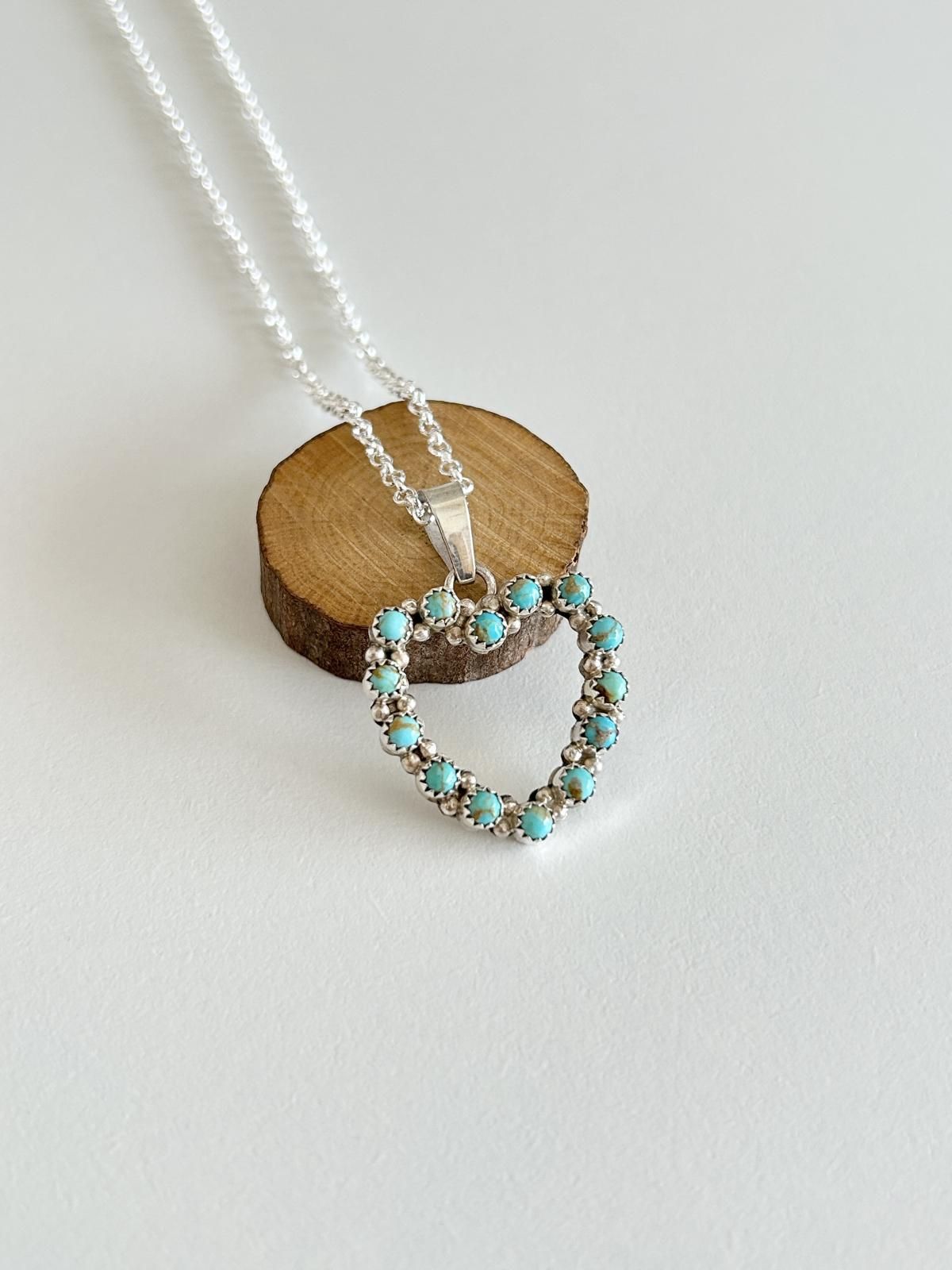 インディアン ジュエリー ナバホ ハート ペンダント トップ