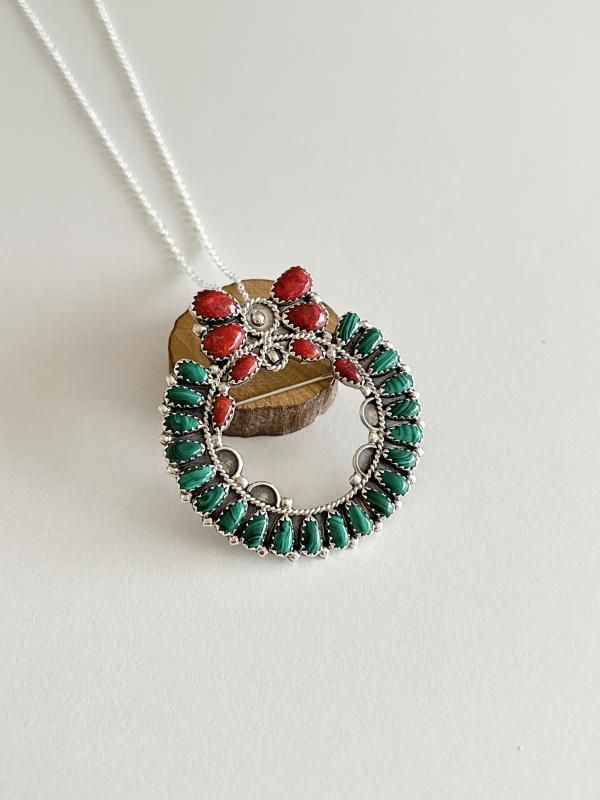 goa インディアンネックレス　プリント長袖カットソー 装飾刺繍 PENDANT&NECKLACE - インディアンジュエリー専門店 SUNDAY MARCH 30