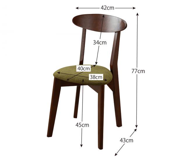１Kでも置ける横幅68cmコンパクトダイニングセットideaイデア3点セット(テーブル+チェア2脚) ブラウンの画像