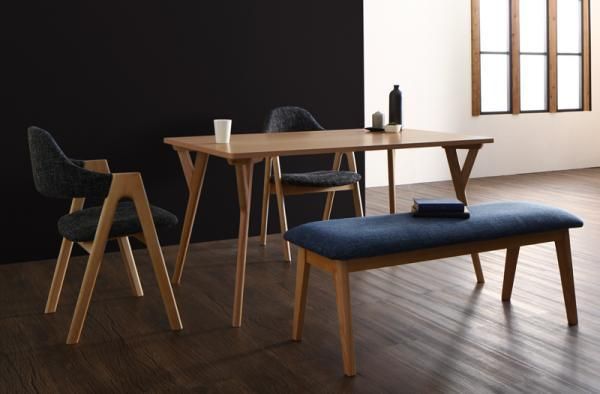 ILALI 3点セット ダイニングテーブルチェア 北欧モダンデザイン