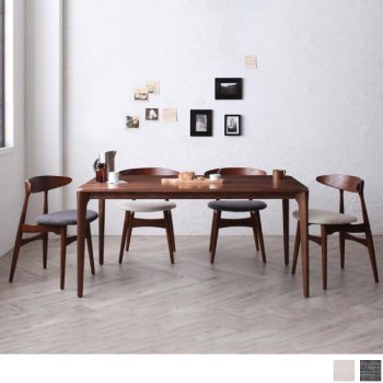 通販Sotaoの新商品北欧ダイニングテーブルセットSpremate シュプリメイト 5点セット(テーブル+チェア4脚) W150