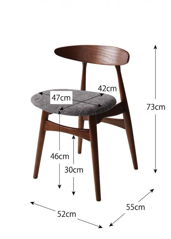 北欧ダイニングテーブルセットSpremate シュプリメイト 4点セット(テーブル+チェア2脚+ベンチ1脚)  W150の画像