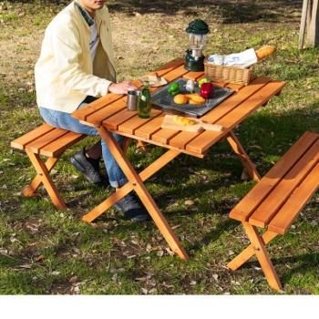 BBQテーブル3点セット(コンロスペース付)Baussen-バウゼン-