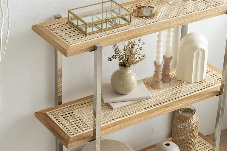 籐 ラタン ラック シェルフ スタンド 3段 飾り棚 置物台 大型 家具 レトロ 楽天市場】籐家具 3段シェルフS 4段シェルフL 籐 ラタン ラック