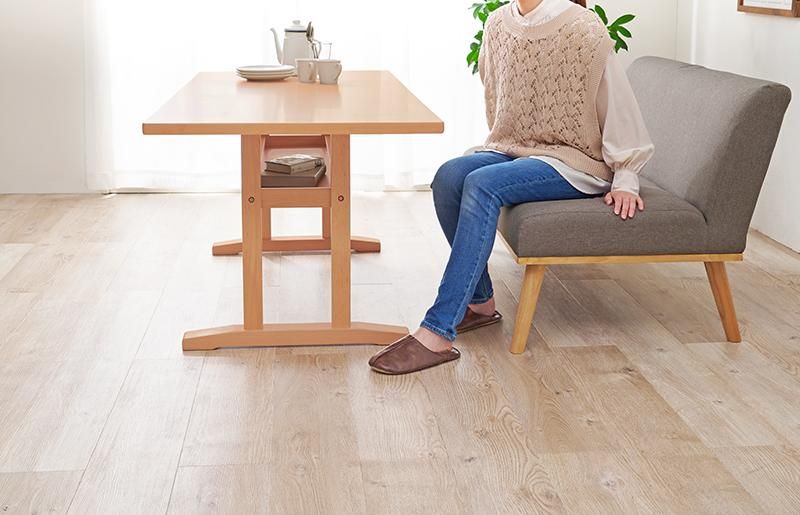 北欧ダイニングテーブル幅150cm ロータイプ【Kelt】ケルト｜北欧