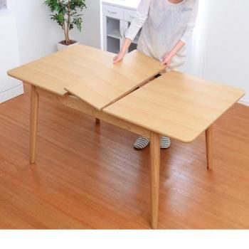 幅120-150の伸縮式天板!ダイニングテーブル単品【-Eir-】エイル ダイニングテーブル単品(伸縮式 幅120-150cm)