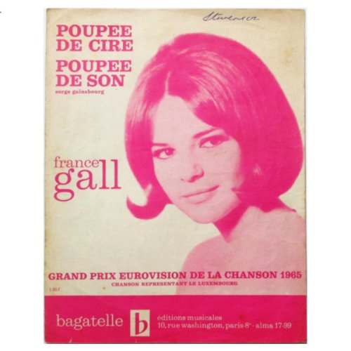 France Gall「Poupee de Cire Poupee de Son」楽譜 - wordsong
