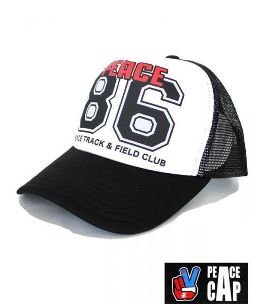 PEACE CAP ピースキャップ86 CAPブラック - CHIPPS COMPANY PEACE CAP ピースキャップ86 CAPブラック - CHIPPS COMPANY