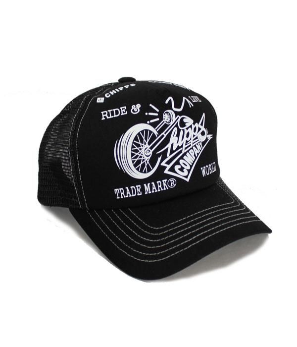 CHIPPS COMPANY チップスカンパニーRIDE&LIVE CAPブラック CHIPPS COMPANY チップスカンパニーRIDE&LIVE CAPブラック