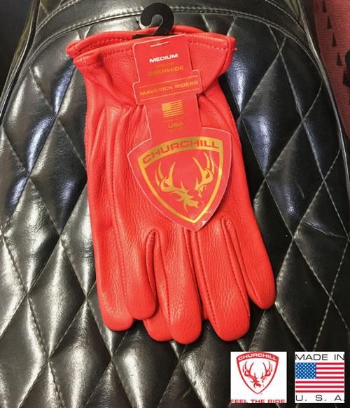 CHURCHILL GLOVE チャーチルグローブSTD TYPEレッド - CHIPPS