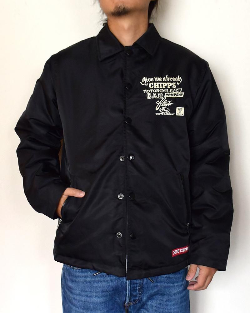 chipps company coach jacket XL black