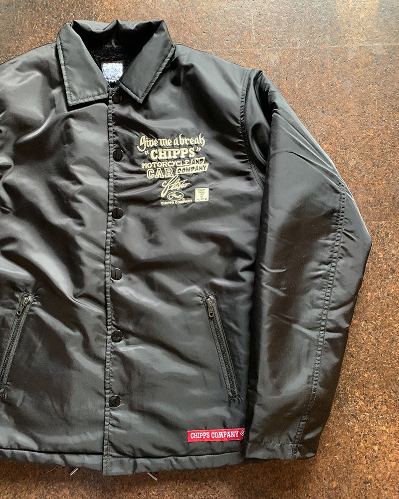 chipps company coach jacket XL black