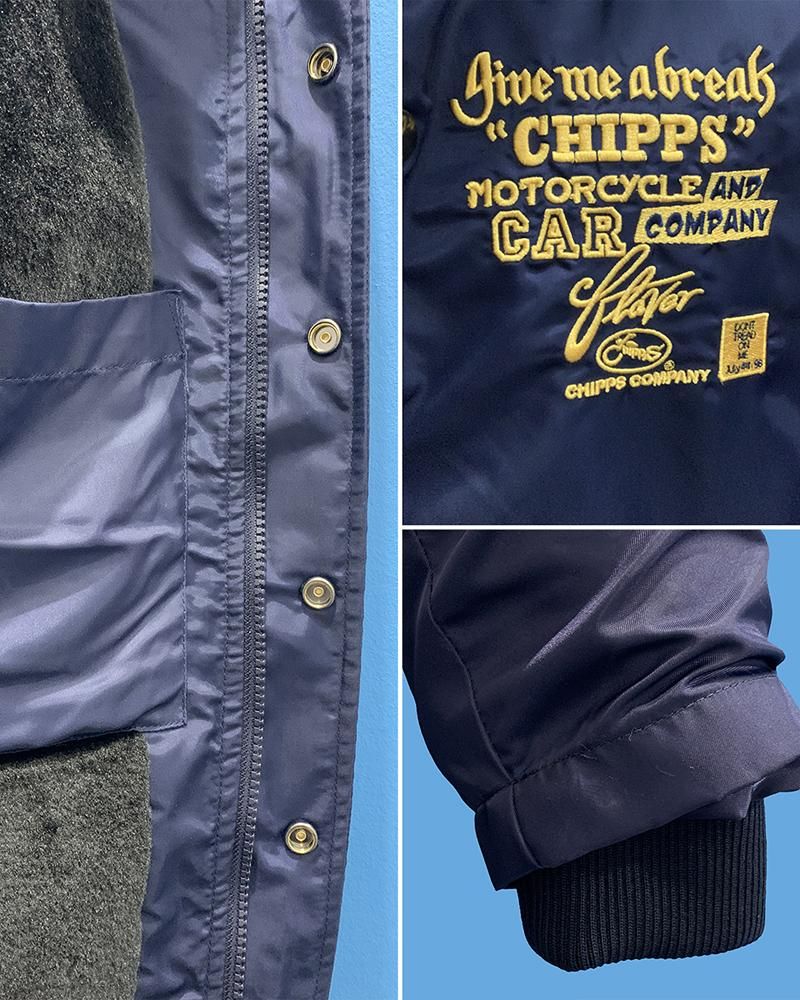 CHIPPS COMPANY チップスカンパニーEmbroidery 裏ボアコーチ CHIPPS COMPANY チップスカンパニーEmbroidery 裏ボアコーチ