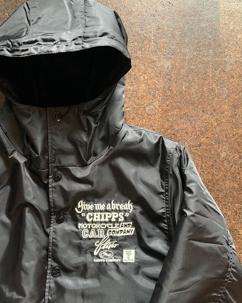 CHIPPS COMPANY チップスカンパニーEmbroidery 裏ボアフーディージャケットWHITE - CHIPPS COMPANY  ONLINE SHOP